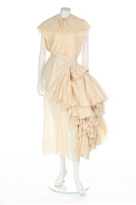 Lot 297 - A Comme des Garçons layered ivory organza and...