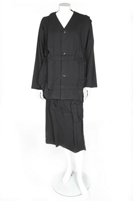 Lot 296 - An early Comme des Garçons brushed wool suit,...