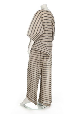 Lot 319 - An Issey Miyake pleated and striped...