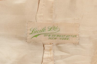 Lot 48 - A Lucile Ltd ivory satin bridal or debutante...