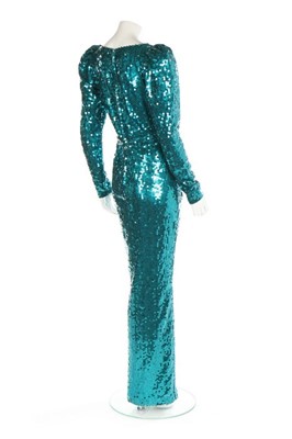 Lot 210 - Princess Diana's Catherine Walker sea-green...
