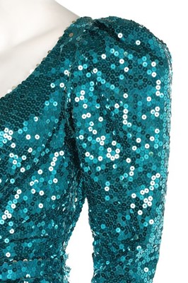 Lot 210 - Princess Diana's Catherine Walker sea-green...