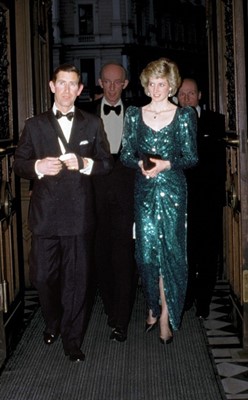 Lot 210 - Princess Diana's Catherine Walker sea-green...