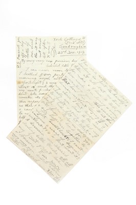 Lot 197 - An important letter from Prince Edward to his...