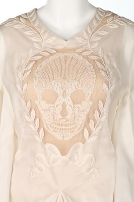 Lot 341 - An Alexander McQueen skull cape-dress,...