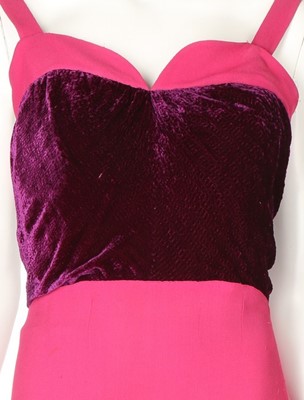 Lot 102 - An Elsa Schiaparelli couture 'shocking pink'...