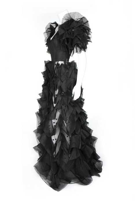 Lot 89 - An early Madeleine de Rauch pleated tulle...