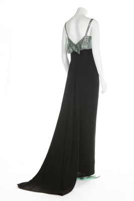 Lot 100 - A rare post-war Lanvin couture evening gown,...