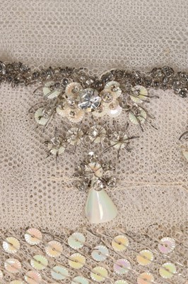 Lot 108 - A Christian Dior couture sequined and...