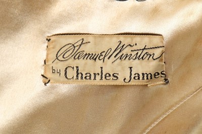 Lot 137 - A Charles James for Samuel Winston black...