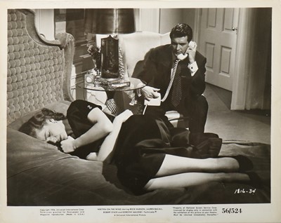 Lot 132 - Lauren Bacall's black satin dinner dress worn...
