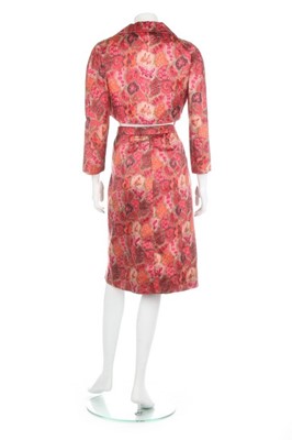 Lot 109 - A Christian Dior couture chiné satin cocktail...