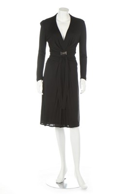 Lot 86 - A Gucci viscose black dress, 2007, labelled,...