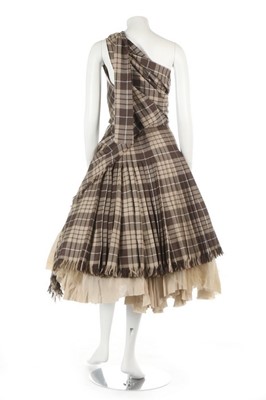 Lot 90 - An Alexander McQueen 'highland' style tartan...