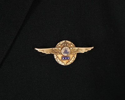 Lot 93 - A Pan Am captain's uniform, 1974, comprising...