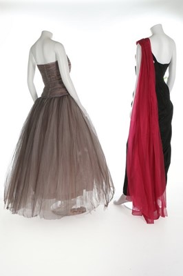 Lot 103 - 1950s evening gowns, including John Cavanagh...