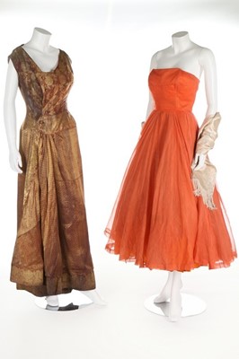 Lot 103 - 1950s evening gowns, including John Cavanagh...