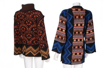 Lot 94 - A group of Bill Gibb woollen knitwear,...