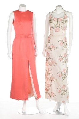Lot 124 - A group of evening-wear in shades of pink,...