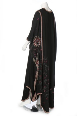 Lot 96 - A John Bates embellished wool kaftan, 1970s,...