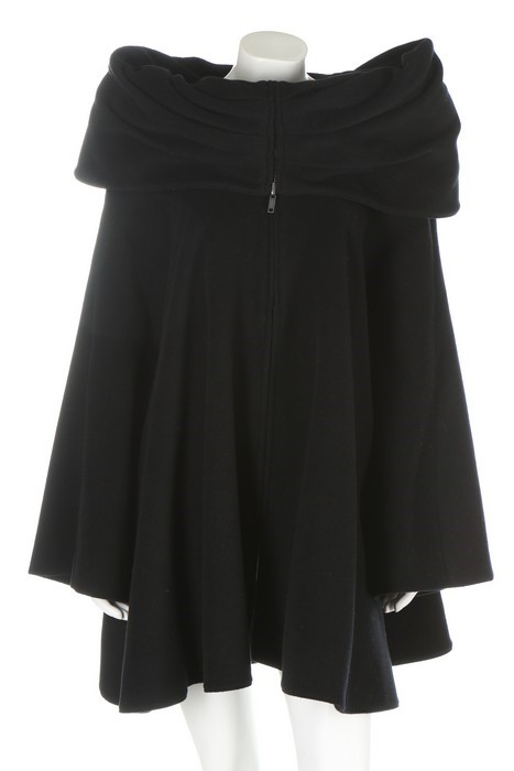 1990FW CLAUDE MONTANA Wool Cape Coat Lot 182 - A Claude