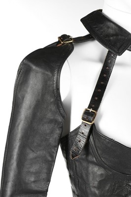 Lot 272 - An unusual black leather Dominatrix outfit,...