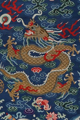 Lot 380 - A kesi dragon robe, jifu, Chinese, mid 19th...