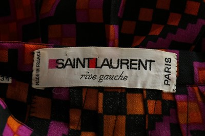 Lot 25 - Three Yves Saint Laurent printed wool maxi...
