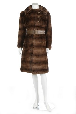 Lot 58 - Two Maxwell Croft sample Basserisk/Racoon furs,...
