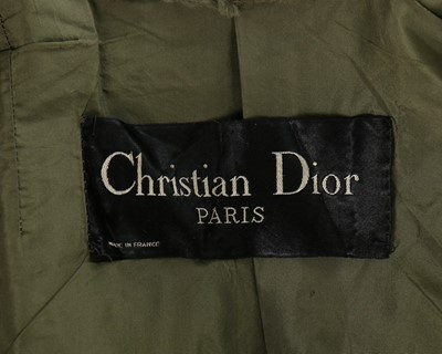 Lot 59 - A Christian Dior Paris dyed green mink jacket,...