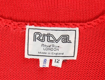 Lot 114 - A Ritva Ross knitted mini dress, late 1960s,...