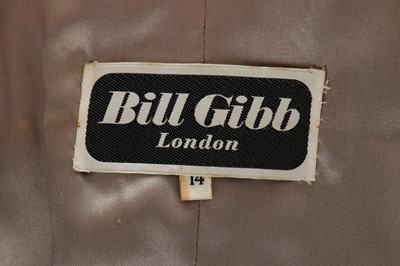 Lot 139 - A Bill Gibb brown leather ensemble,...