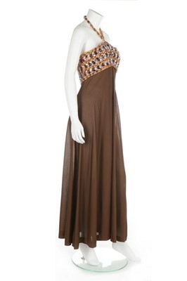 Lot 126 - An Emilio Pucci be-jewelled evening gown,...