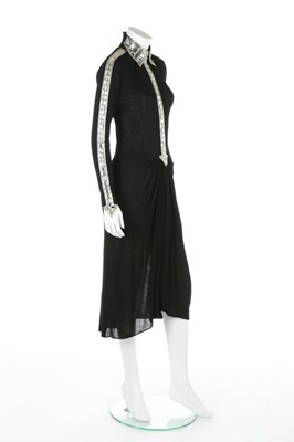 Lot 154 - A Chloé black jersey evening dress, 1983,...