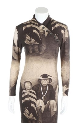 Lot 240 - An Alexander McQueen printed 'Blind Colony'...