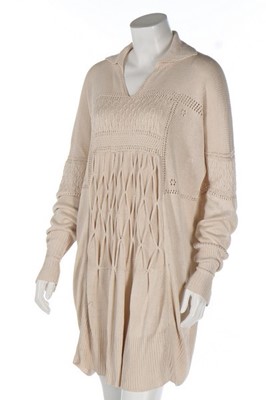 Lot 155 - A John Galliano knitted silk 'farmer's smock'...