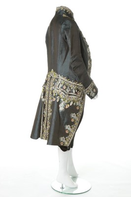 Lot 26 - A man's elaborately embroidered court coat,...