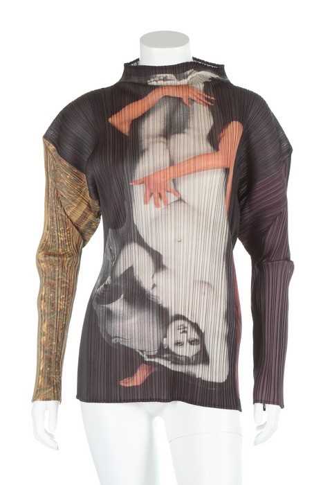 Lot 213 - An Issey Miyake/Yasumasa Morimura pleated...