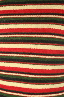 Lot 44 - A man's striped knitted swimsuit, 1910-20,...