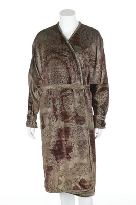 Lot 57 - A Mariano Fortuny stencilled velvet jacket,...