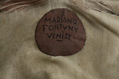 Lot 57 - A Mariano Fortuny stencilled velvet jacket,...