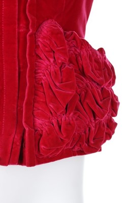 Lot 63 - An Elsa Schiaparelli couture shocking pink...