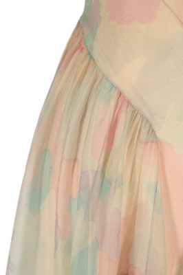 Lot 77 - A Madeleine Vionnet couture pastel printed...