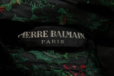 Lot 81 - A Pierre Balmain couture embroidered cocktail...