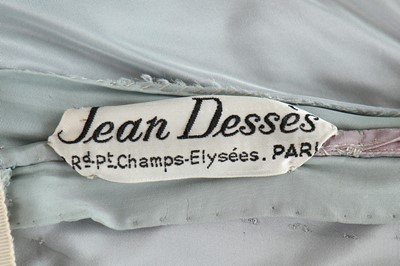 Lot 83 - A Jean Dessès couture draped chiffon cocktail...