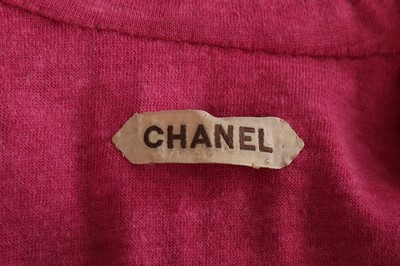 Lot 88 - A Chanel couture gold and ivory brocatelle...