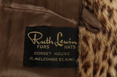 Lot 87 - A Ruth Lewin ocelot and mink coat, 1950s,...