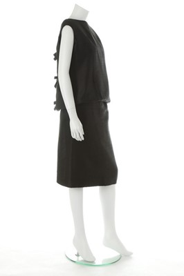 Lot 102 - A Christian Dior little black dress, circa...