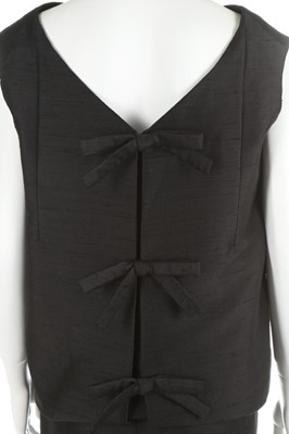 Lot 102 - A Christian Dior little black dress, circa...