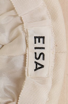 Lot 106 - A fine and important Balenciaga couture ivory...